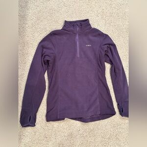 Purple Fleece Quarter Zip Vail
